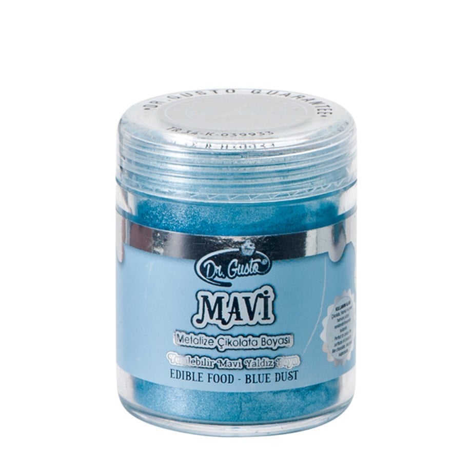 YENİLEBİLİR YALDIZ MAVİ 10 GR | AdanaPastaMalzemeleri.com YENİLEBİLİR YALDIZ MAVİ 10 GR