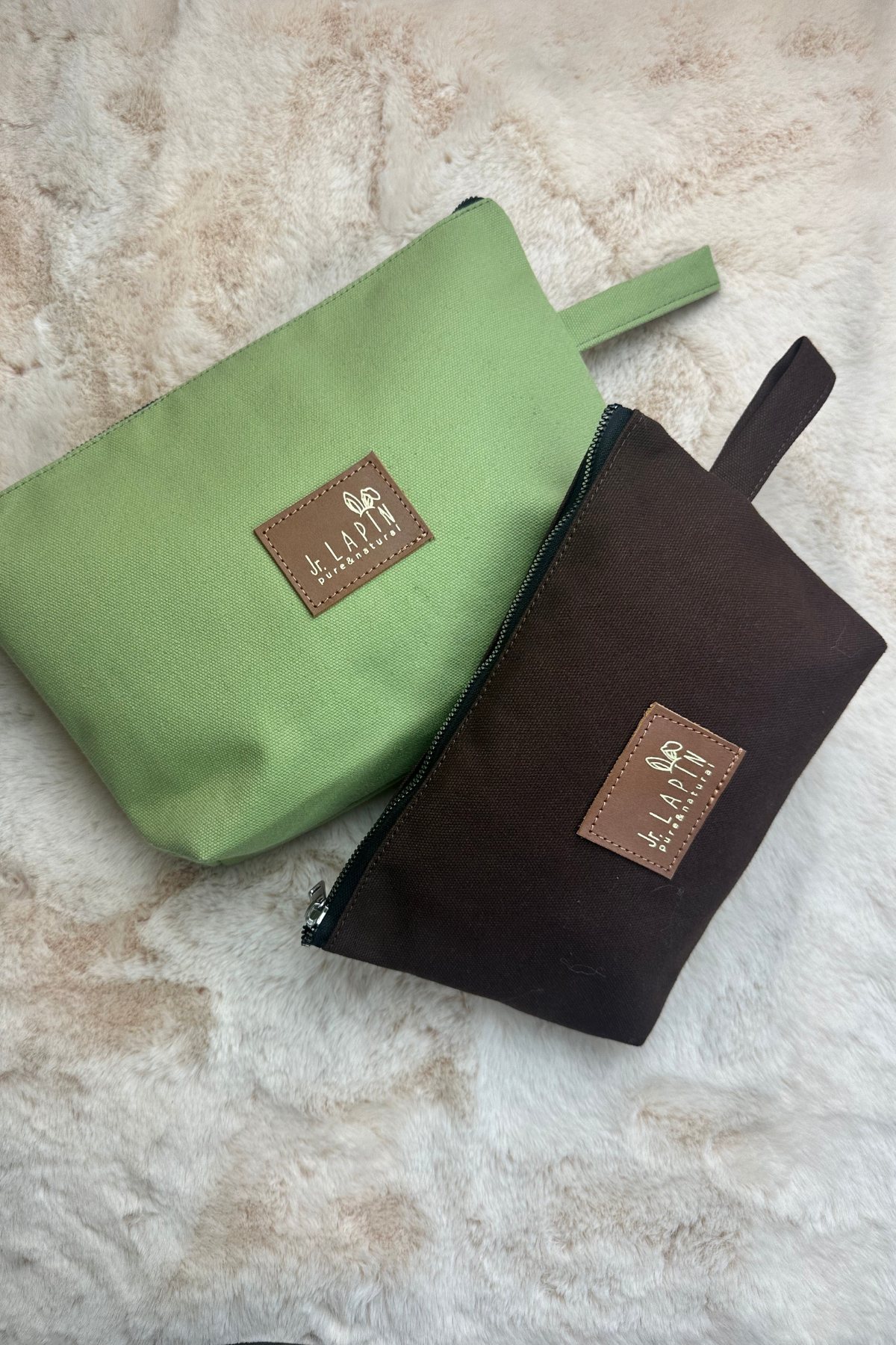 Canvas Kumaş Çok Amaçlı Organizer Çanta 2li  17x27cm ve 32x20cm 