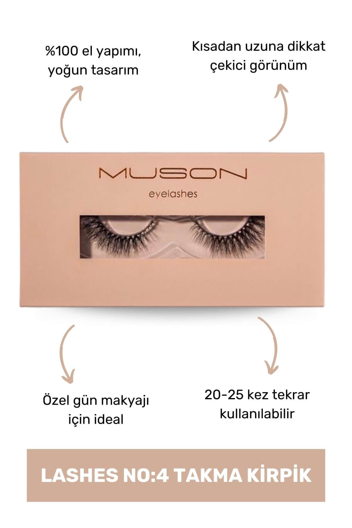Muson Lashes No:4 Takma Kirpik