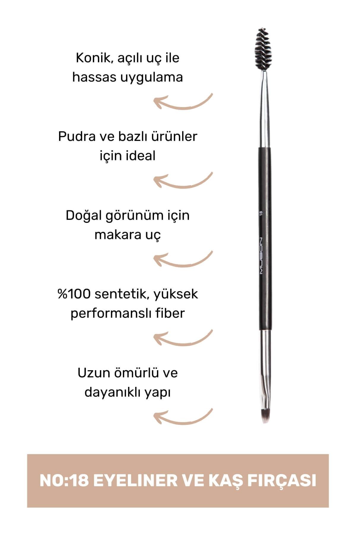 Muson No:18 EyeLiner ve Kaş Fırçası