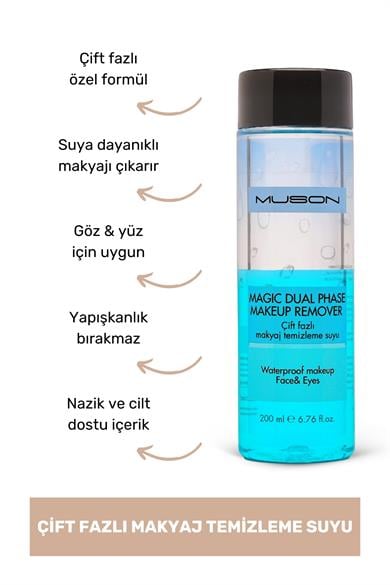 Magic Dual Phase Makeup Remover - Çift Fazlı Makyaj Temizleme Suyu
