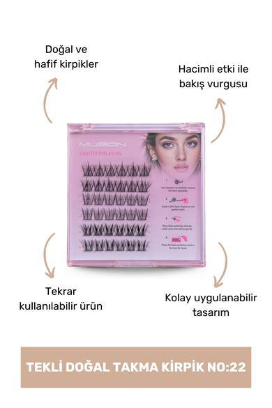 Muson Tekli Doğal Takma Kirpik No22