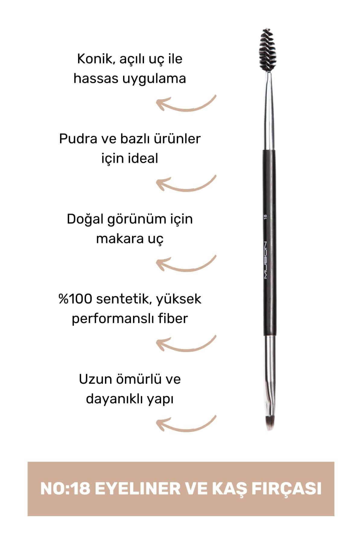Muson No:18 EyeLiner ve Kaş Fırçası