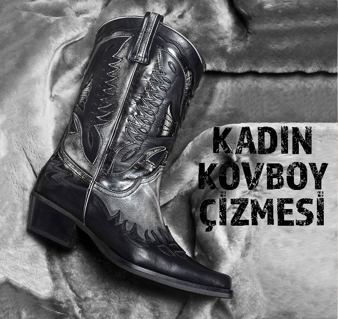 kadın kovboy çizmesi