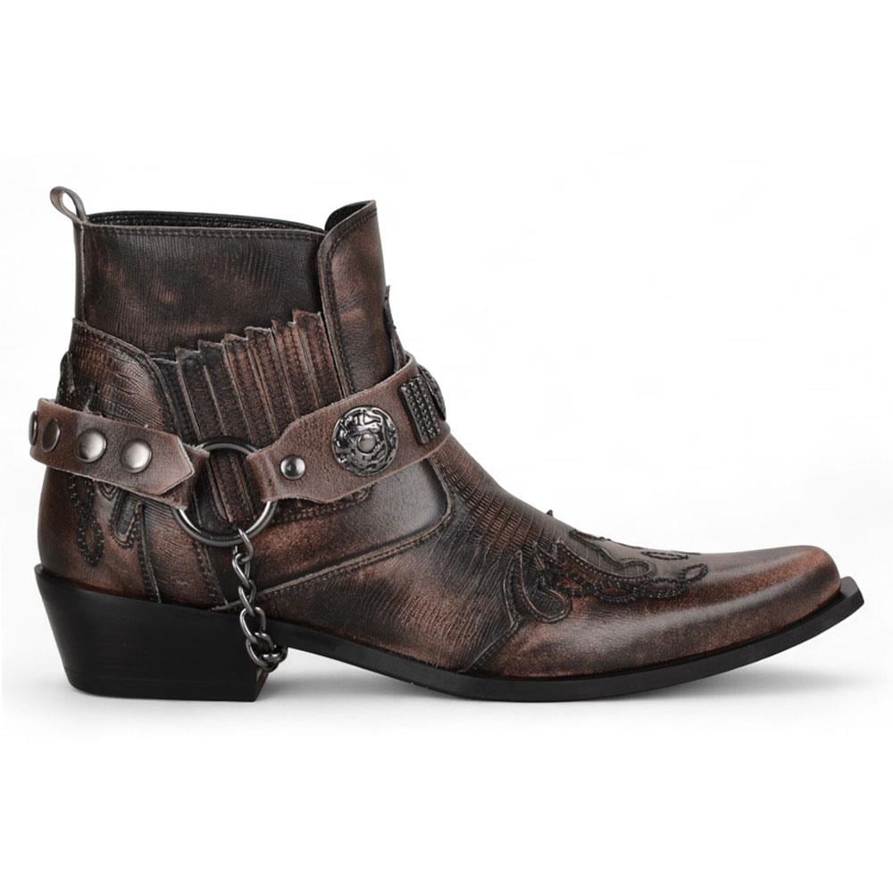 Vintage Brown Mens Cowboy Boots (Western)