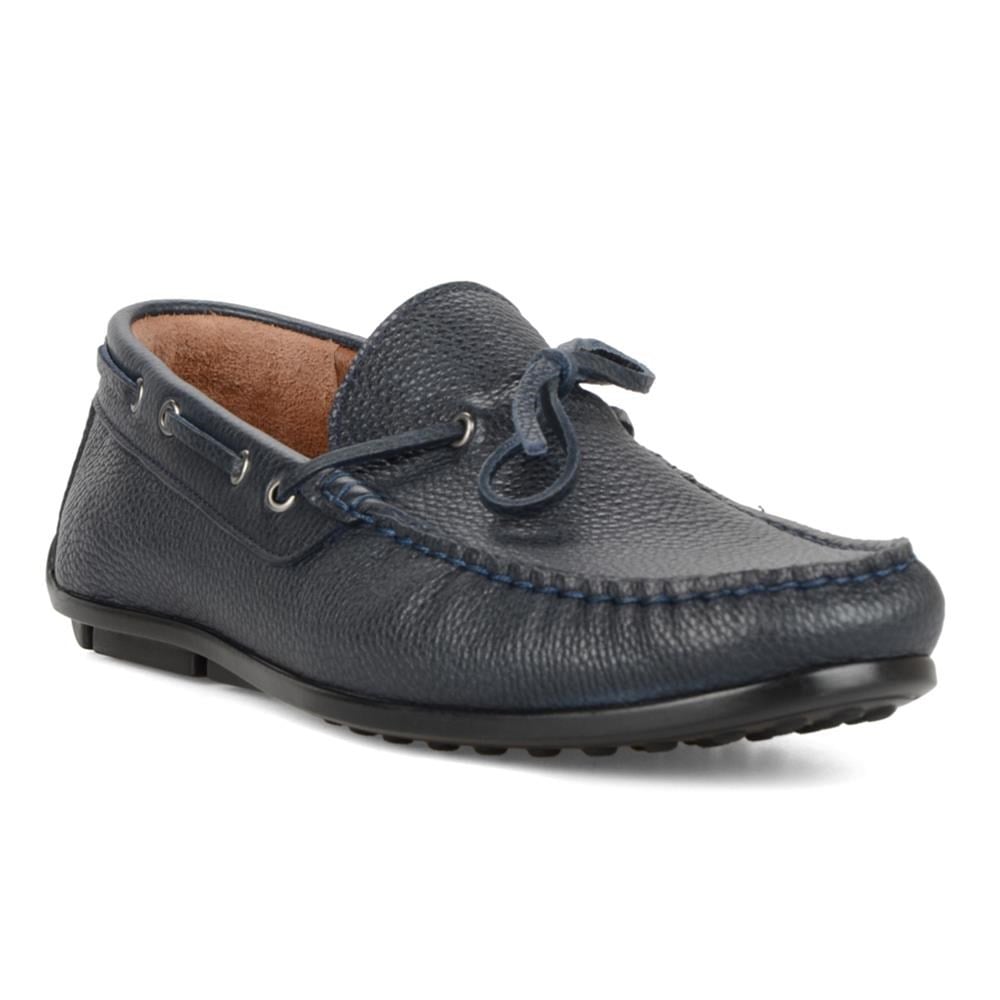 Dark Blue Loafers Moccasin Driving Shoes