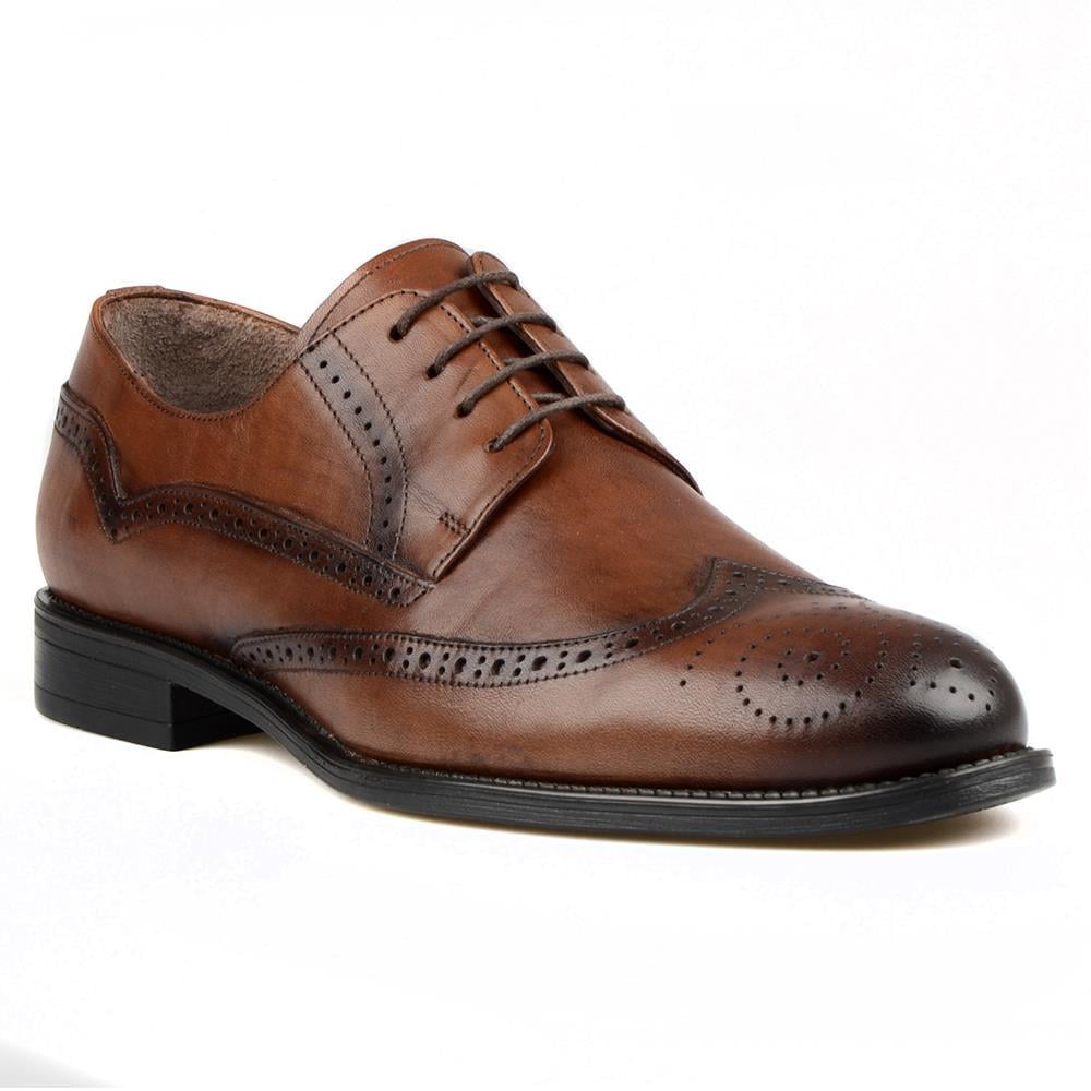 Brown Mens Big Size Oxford Shoes