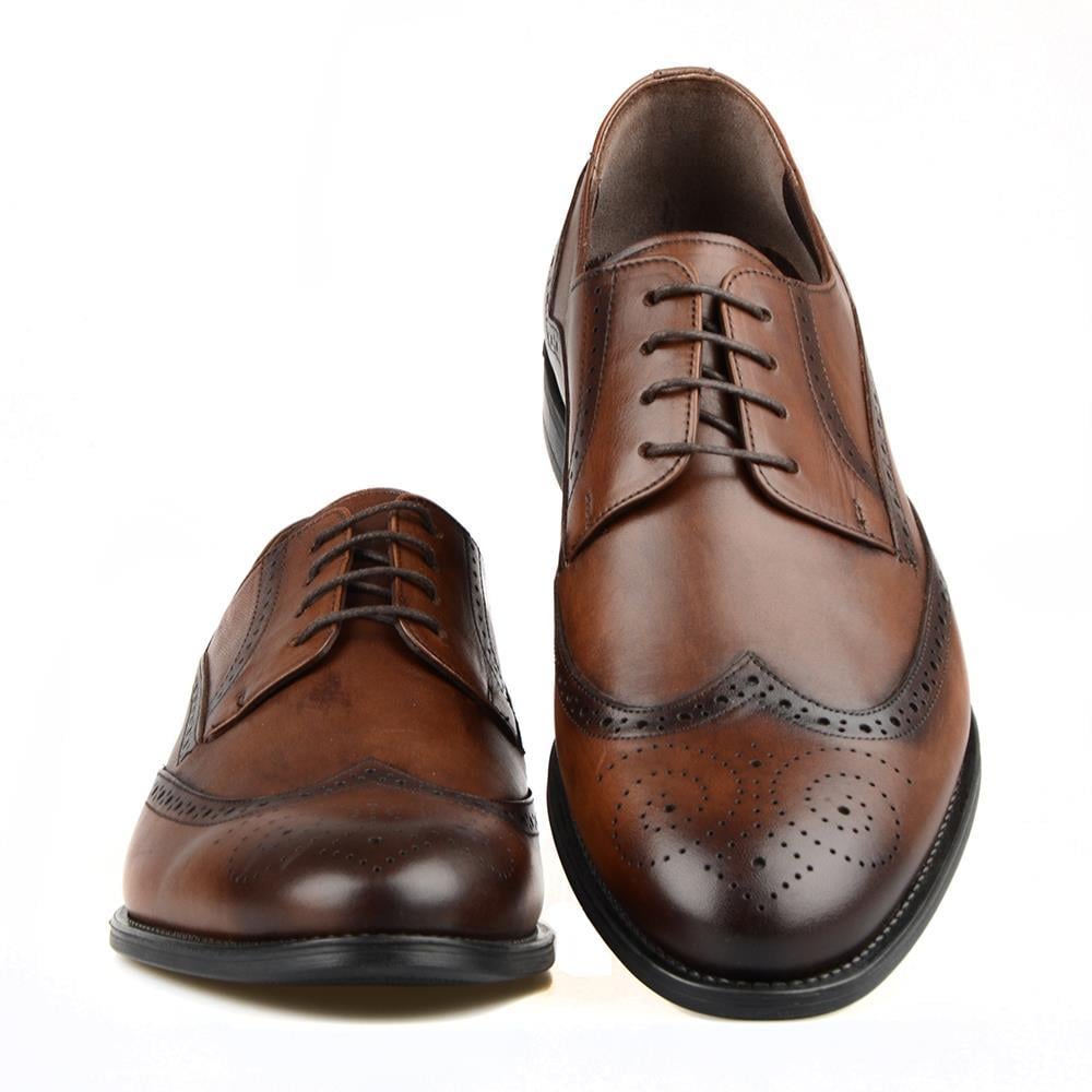 Brown Mens Big Size Oxford Shoes