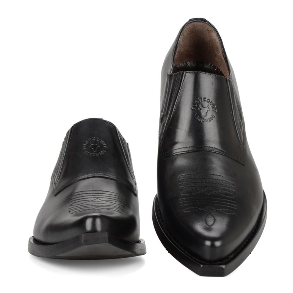 FootCourt Black Cowboy Shoes