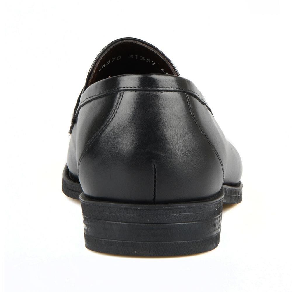 Black Genuine Leather Big Size Classical Men Shoes