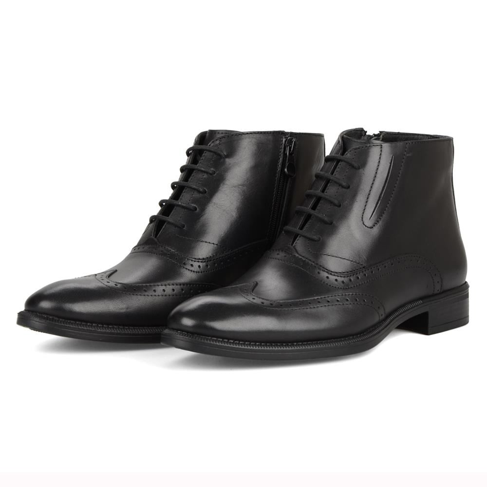 Black Oxford Boots for Men