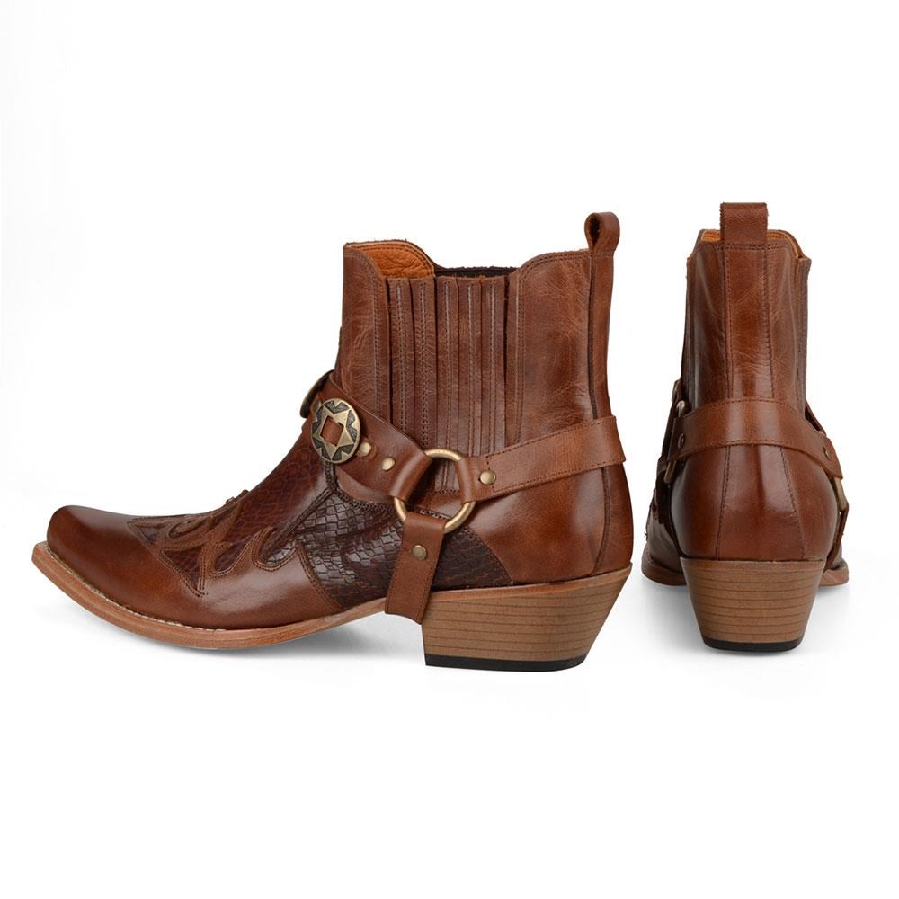 FootCourt Taba Western Erkek Kovboy Botu