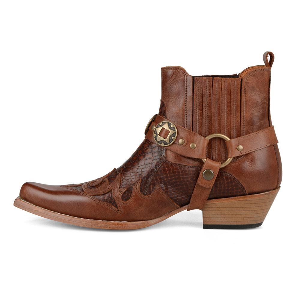 FootCourt Taba Western Erkek Kovboy Botu