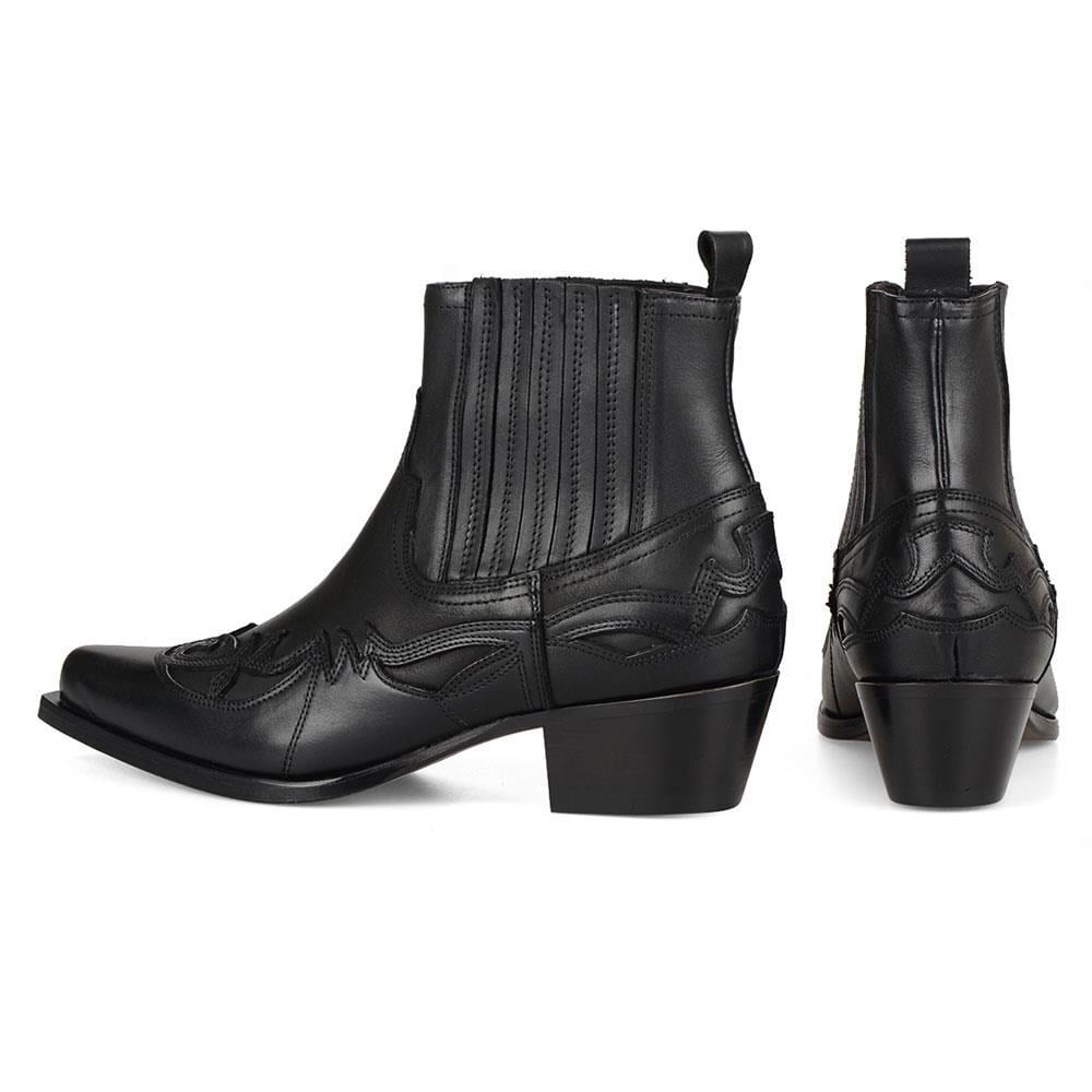 Kadın Kovboy Bot Siyah Bari