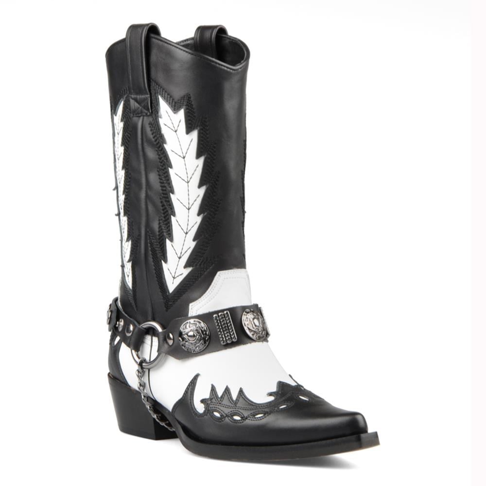 FootCourt Cowboy Boots Black