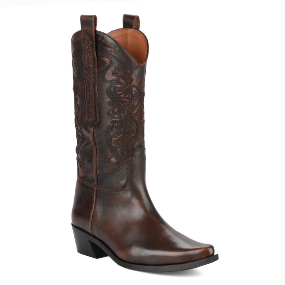 FootCourt Brown Cowboy Boots