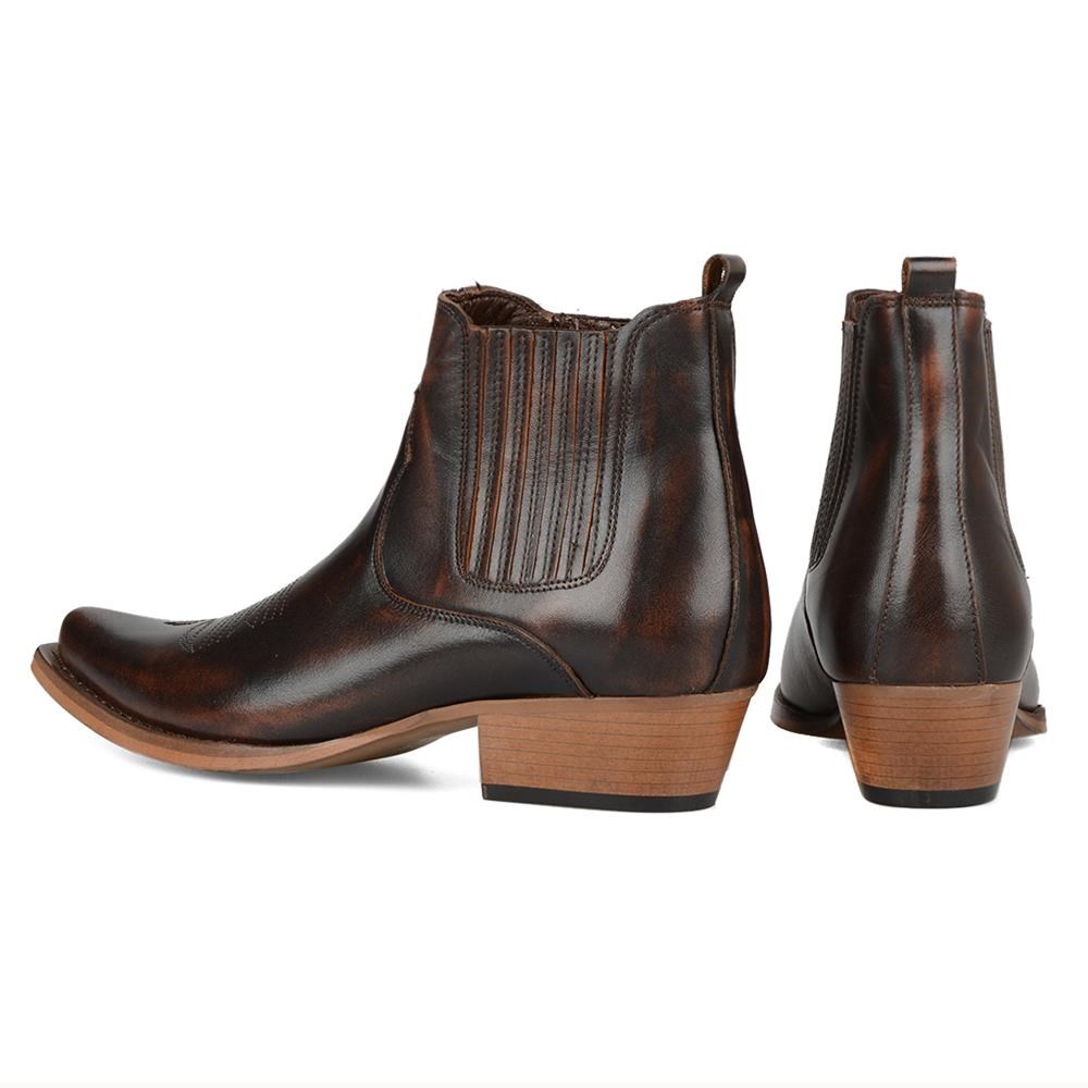 FootCourt Cowboy Boots Brown