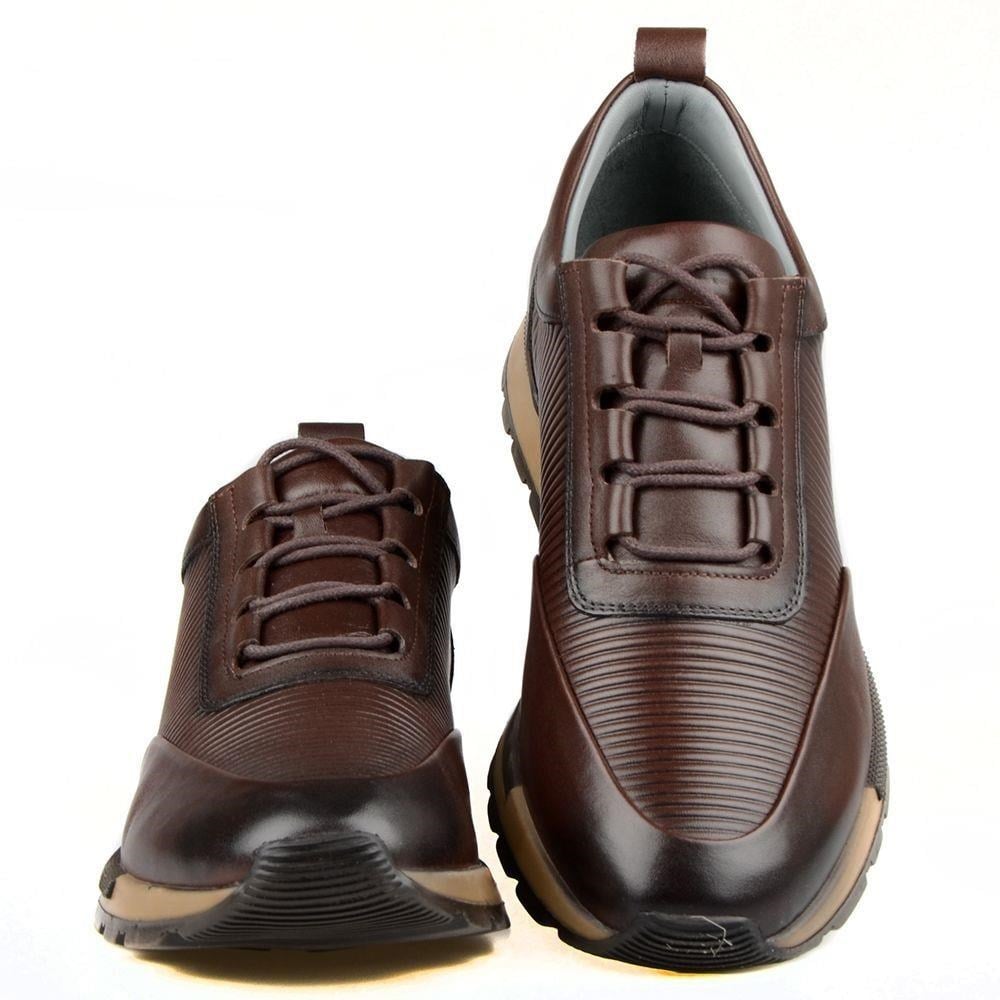 FootCourt Brown Men Sneakers