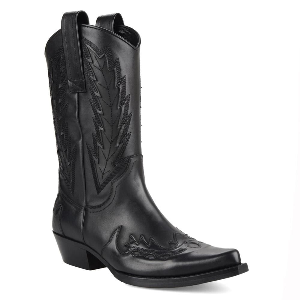 FootCourt Cowboy Boots Black