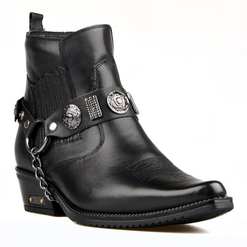 Black Western Cowboy Boots Black