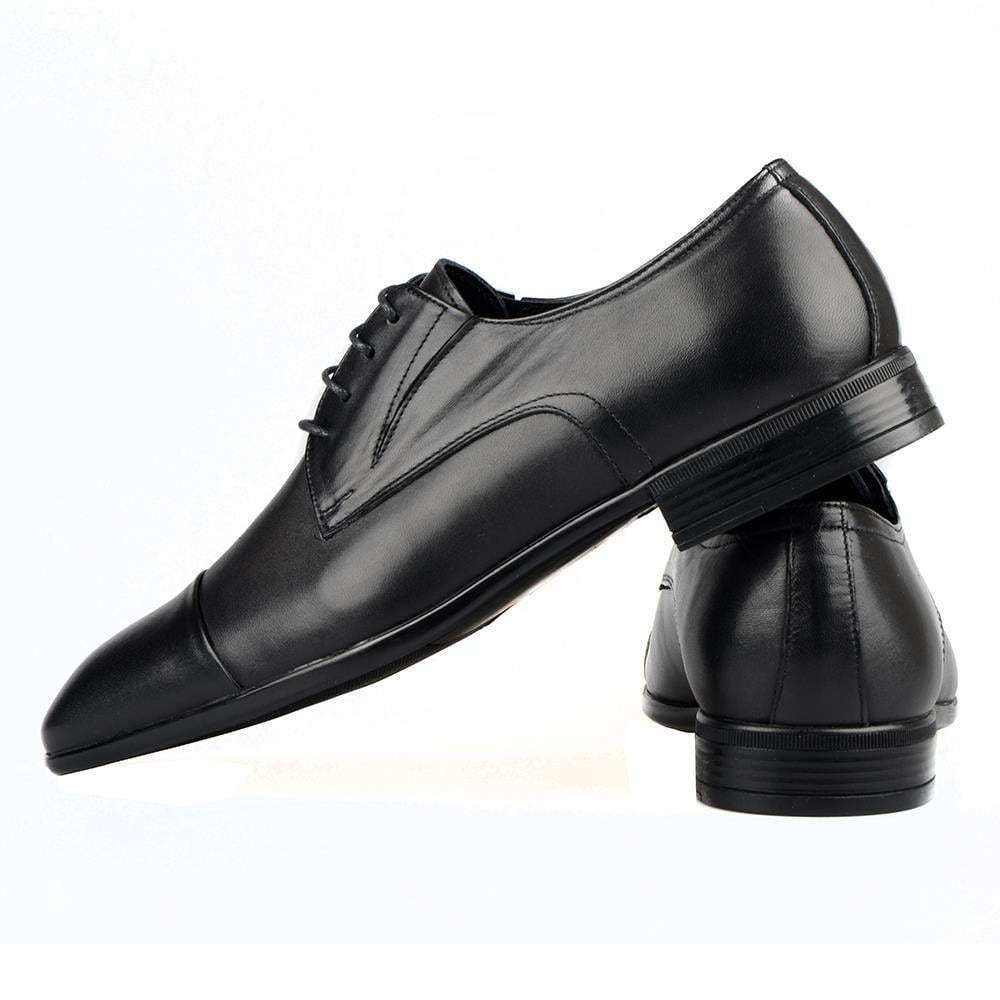 Black Leather Mens Classic Shoes