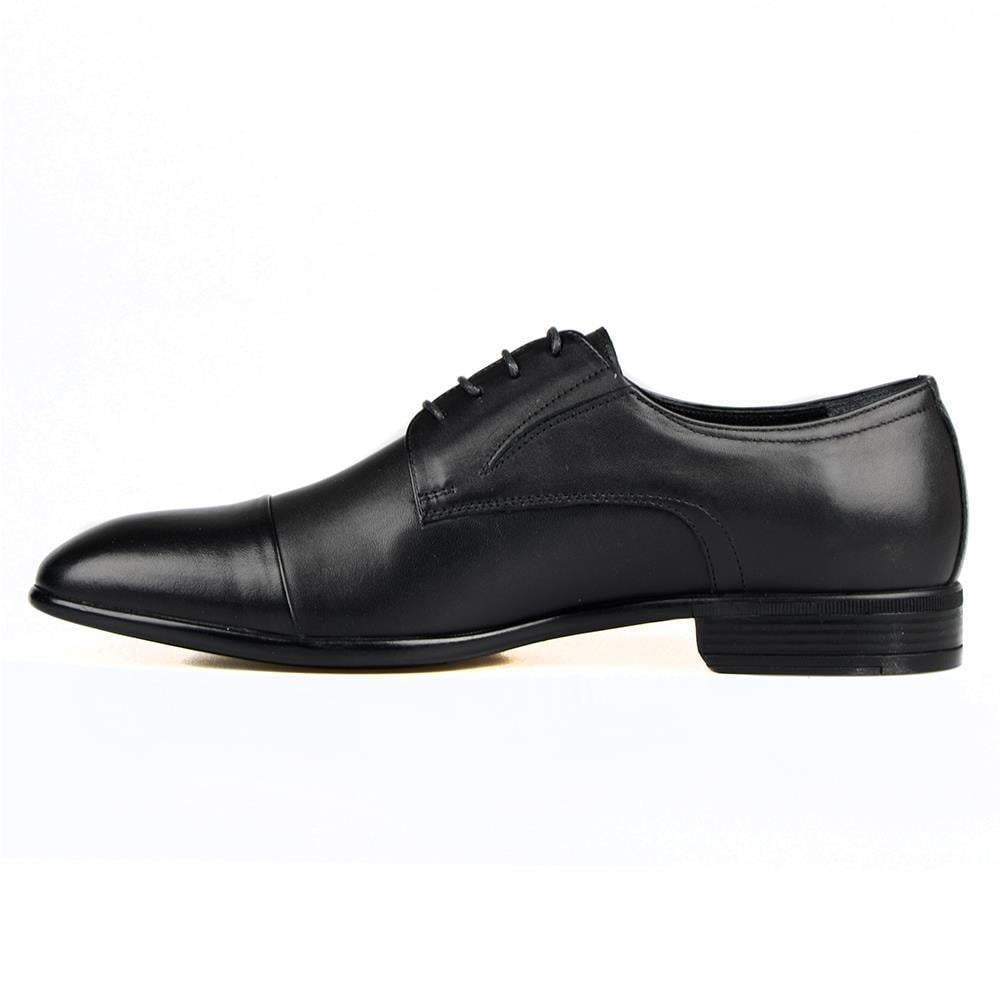 Black Leather Mens Classic Shoes