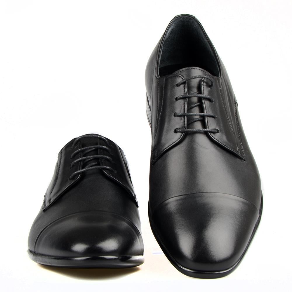Black Leather Mens Classic Shoes