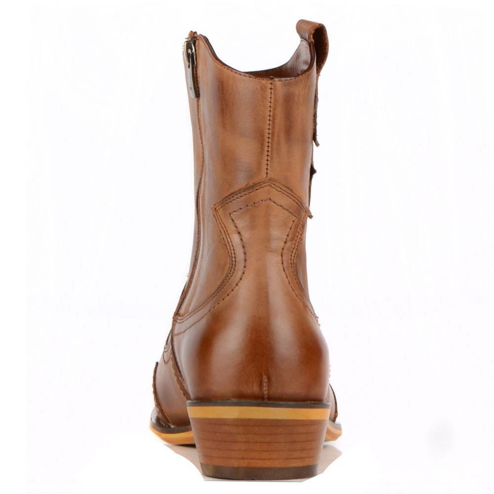 FootCourt Cowboy Boots Tan