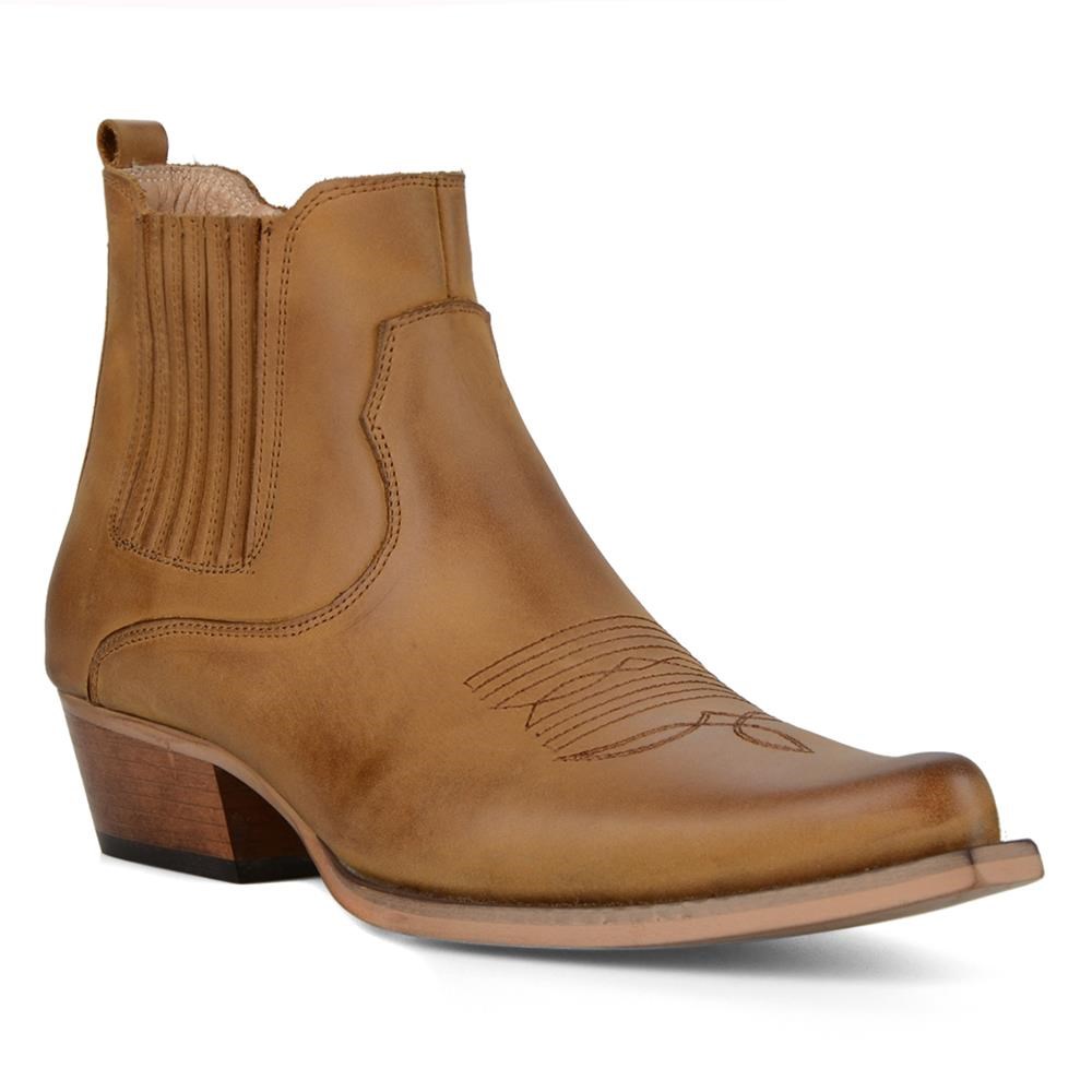 FootCourt Cowboy Boots Tan