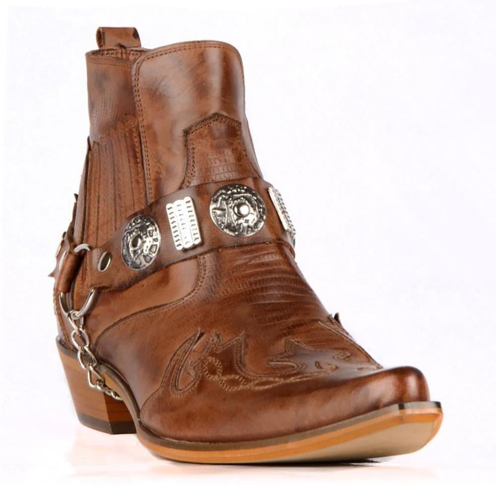 FootCourt Cowboy Boots Tan