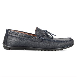 Dark Blue Loafers Moccasin Driving Shoes