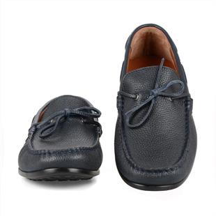 Erkek Fiyonklu Lacivert Loafer Günlük Ayakkabı