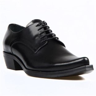 Erkek Siyah Kovboy Ayakkabısı (Lizbon)