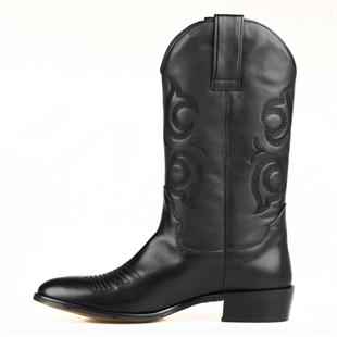 FootCourt Cowboy Boots Black