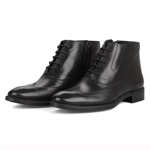 Black Oxford Boots for Men