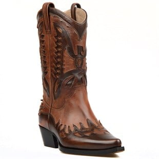 FootCourt Cowboy Boots Brown
