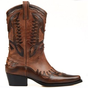 FootCourt Cowboy Boots Brown