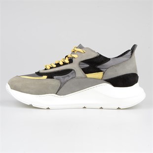 Gri Kadın Spor Sneakers Hafif Taban 