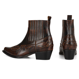 Kadın Kovboy Bot Kahverengi Bari