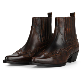 Kadın Kovboy Bot Kahverengi Bari