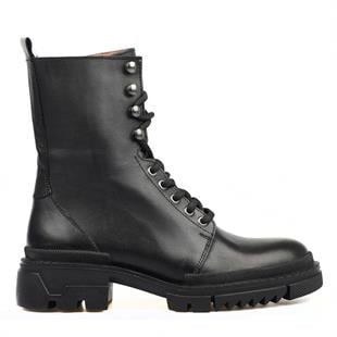 Kadın Siyah Bağcıklı Bot (Army)