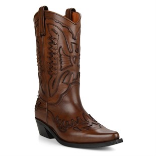 FootCourt Cowboy Boots Brown