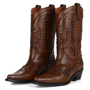 FootCourt Cowboy Boots Brown