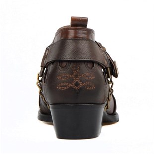 FootCourt Cowboy Shoes Brown