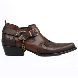 FootCourt Cowboy Shoes Brown