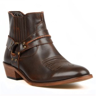 FootCourt Cowboy Boots Brown