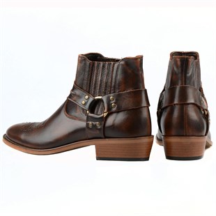 FootCourt Cowboy Boots Brown