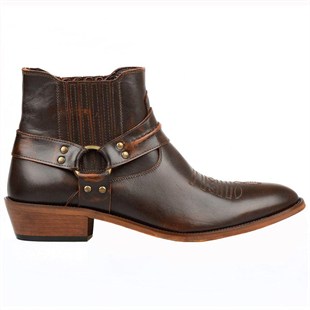 FootCourt Cowboy Boots Brown
