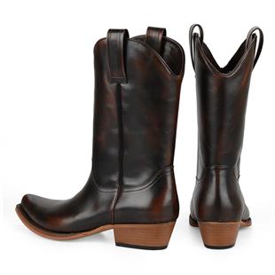 Kahverengi Erkek Kovboy Çizmesi (Osaka)