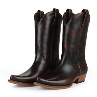 Kahverengi Erkek Kovboy Çizmesi (Osaka)